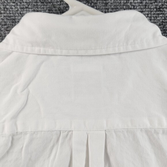 Brooks Brothers Button-Down Cotton XL White Mens Shirt Pocket Business Solid - Picture 16 of 16